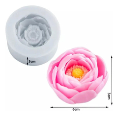 Molde Silicona Vela Flor Camelia - comprar online