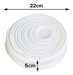 Molde De Silicona Vague Torta Circulos 22 Cm X 5 Cm - comprar online