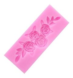 Molde Silicona Rosa Flor Fondant Porcelana Fria Yeso en internet