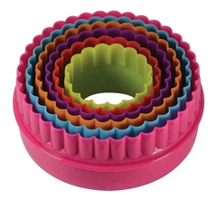 Set Cortantes Circulo X 5 Plástico - comprar online