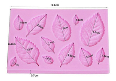 Molde Silicona Hojas Fondant - comprar online