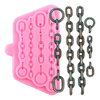 Molde Silicona Cadenas Fondant Porcelana Fria