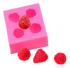 Molde Silicona Frutillas 3d Velas Fondant Porcelana Fria