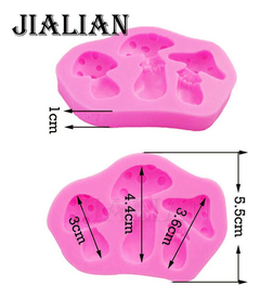 Molde Silicona Honguitos Hongos Bosque - comprar online