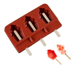 Molde Ice Pop Paleta De Helado Forma Cupcake - comprar online