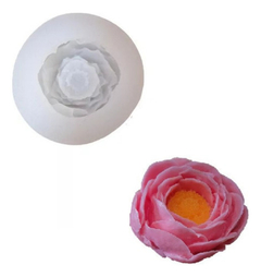 Molde Silicona Vela Flor Camelia