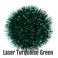 Glitters Comestibles King Dust Laser Turquoise Green