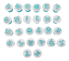 Cortantes Con Expulsor Abecedario Letras Mayusculas - Fun Style Design