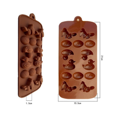 Molde Mini Huevos De Pascua Conejo Patito Bombón Chocolate - comprar online