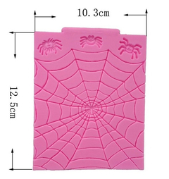 Molde Silicona Tela Araña Fondant Porcelana Fria - comprar online