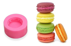 Molde Silicona Vela Macaron Individual