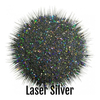 Glitters Comestibles King Dust Laser Silver Plateado