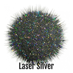 Glitters Comestibles King Dust Laser Silver Plateado