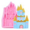 Molde Silicona Castillo Princesas Hadas Fondant Porcelana