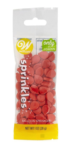 Sprinkles Globos Rojos 28 Gr Wilton - comprar online