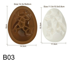 Molde Silicona Huevo De Pascua Origami 15,5 X 11,5 X 3 Cm - comprar online