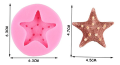 Molde Silicona Estrella De Mar Fondo De Mar - comprar online