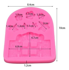 Molde Silicona Ventana Casita Del Bosque Hadas Fondant - comprar online