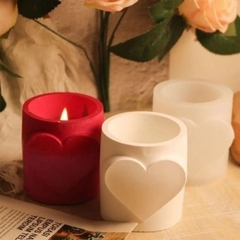 Molde Silicona Contenedor Porta Velas Loto Resina Concreto - comprar online