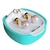 Aros Abridores Oro 18 Kts Bebe Perla Simil 5 mm CH-111 - comprar online