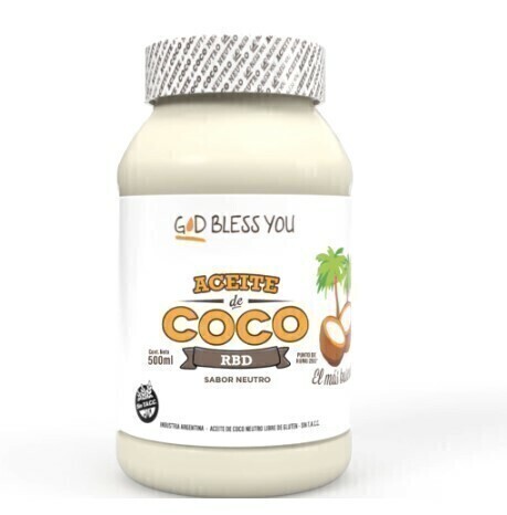 Aceite de coco Orgánico - God Bless You