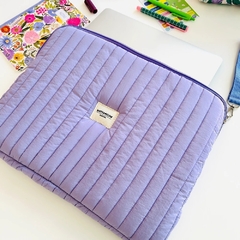 Funda de notebook matelasse lila