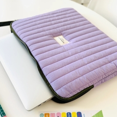 Funda de notebook matelasse lila - comprar online