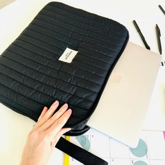 Funda de notebook matelasse negro