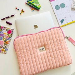 Funda de notebook matelasse rosa - comprar online