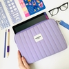 Funda de tablet matelasse lila