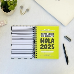 Agenda sem. a la vista neutra tipográfica 2025 - tienda online