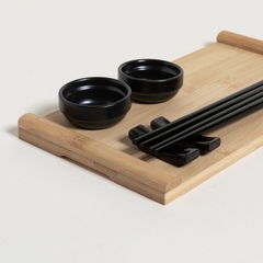 SET DE SUSHI PARA 2 BAMBOO Y PORCELANA - comprar online