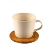 TAZA CON PLATO DE MADERA