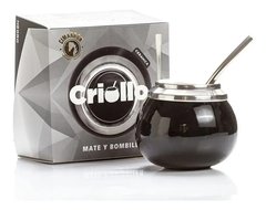 Mate Criollo De Cerámica Bombilla De Acero - Bartola Almacén de Objetos