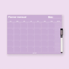 PLANNER MENSUAL IMANTADO - COLOR A ELECCIÓN - Bartola Almacén de Objetos