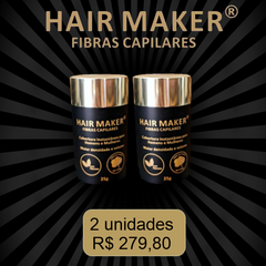 Hair Maker - Fibras Capilares Kit com 2 unidades