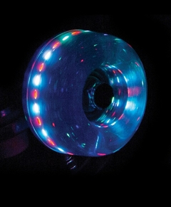 Rio Roller Light Up Wheels Blue Glitter - comprar online