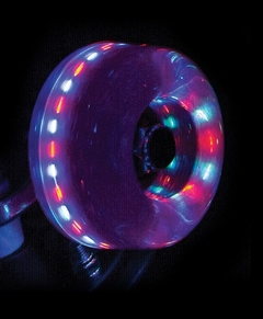 Rio Roller Light Up Wheels Pink Glitter - comprar online