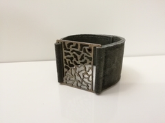 Brazalete Minilazos Bronce-Gamuza