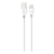 Cable Para iPhone 6 7 8 X Y Mas Carga Rápida 2 Metros Soul Color Blanco