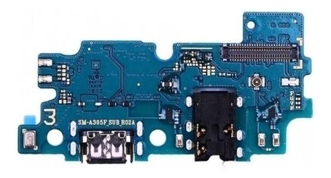 Placa de Carga Samsung A30/A30S - Instalada.