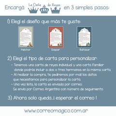 Carta de Reyes Individual - tienda online
