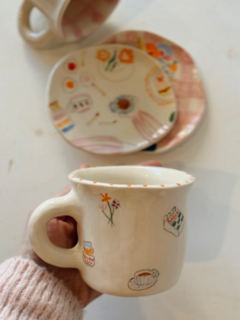 Set taza + platito TALLER (: - comprar online