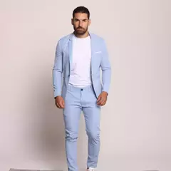 Traje Azul Celeste Berlín