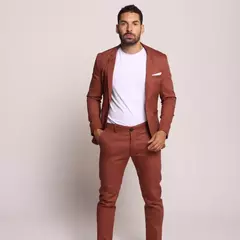 Traje Slim fit - Terracota