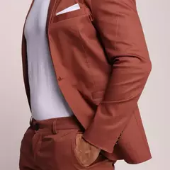 Traje Slim fit - Terracota en internet