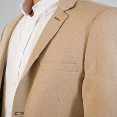 Blazer Slim fit Con Coderas - Beige en internet