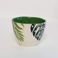Bowl cerámica estampada línea botánica 10 cm diámetro