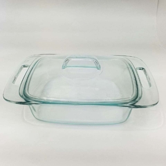Fuente para horno vidrio con tapa Pyrex
