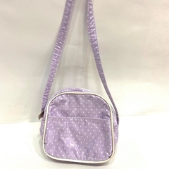 Cartera tela cristal lila